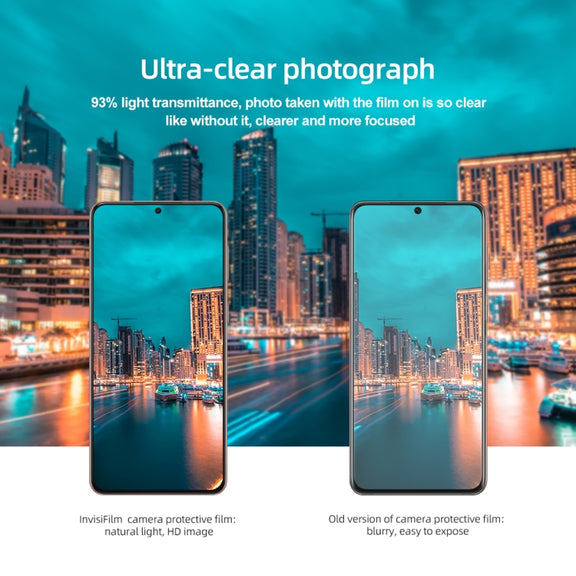 For Samsung Galaxy S21+ 5G NILLKIN InvisiFilm Series Back Camera Lens Film