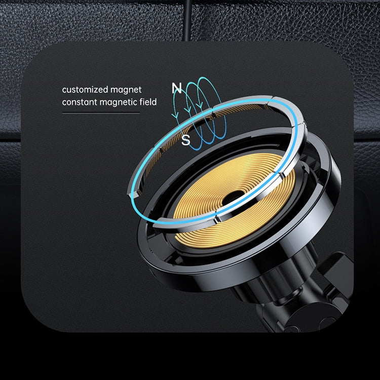 JOYROOM JR-ZS240 15W Max Car Magnetic Wireless Charge Holder - Wireless Charger Holders by JOYROOM | Online Shopping South Africa | PMC TechLife | Buy Now Pay Later Mobicred