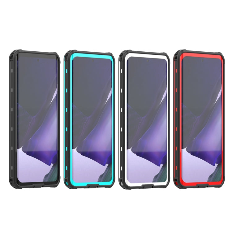 For Samsung Galaxy S21 Ultra 5G RedPepper Transparent Dot Shockproof Waterproof PC + TPU Protective Case(Black) - free shipping - PMC Jewellery - Order now!