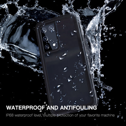 For Samsung Galaxy S21 Ultra 5G RedPepper Transparent Dot Shockproof Waterproof PC + TPU Protective Case(Black) - free shipping - PMC Jewellery - Order now!