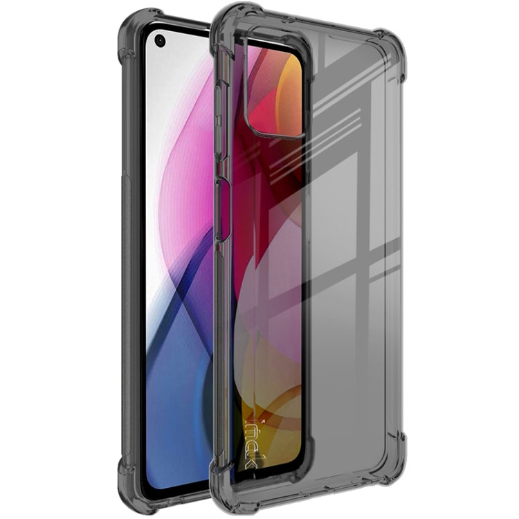 For Motorola Moto G Stylus (2021) IMAK All Coverage Shockproof Airbag TPU Case(Transparent Black) - Motorola Cases by imak | Online Shopping South Africa | PMC TechLife | Buy Now Pay Later Mobicred
