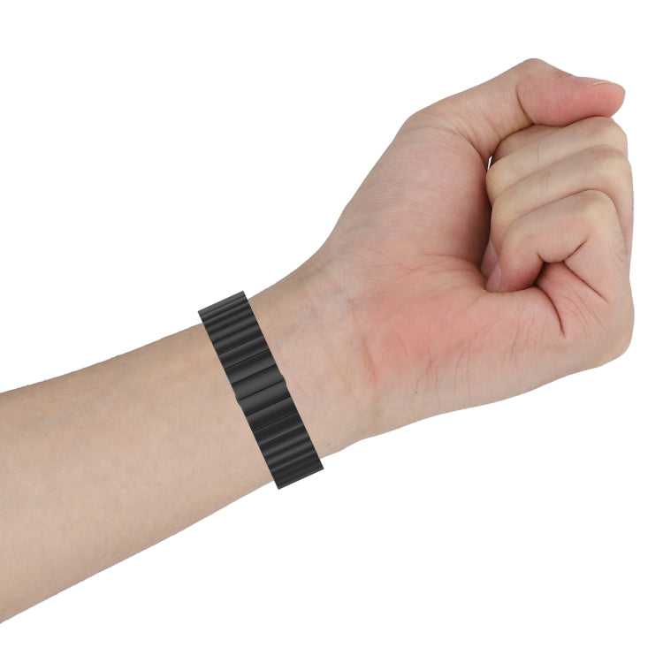 For Huawei Watch Fit Stainless Steel Watch Band(Black) - Watch Bands by PMC Jewellery | Online Shopping South Africa | PMC Jewellery | Buy Now Pay Later Mobicred