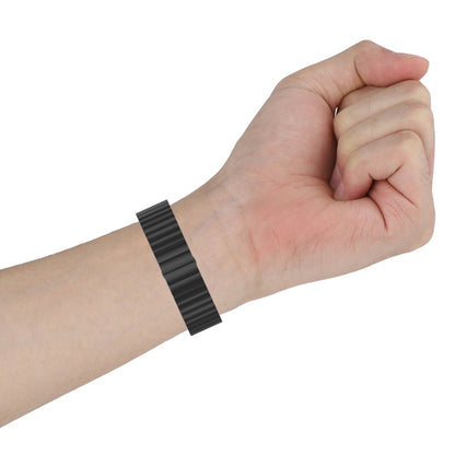 For Huawei Watch Fit Stainless Steel Watch Band(Black) - Watch Bands by PMC Jewellery | Online Shopping South Africa | PMC Jewellery | Buy Now Pay Later Mobicred