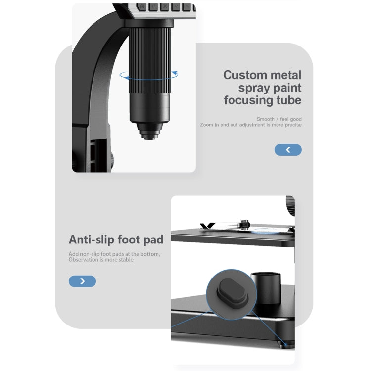 inskam315 7 inch IPS Screen 2000X 12MP HD Digital Microscope - free shipping - PMC Jewellery - Order now!
