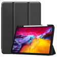 For iPad Pro 11 2022 / 2021 Pure Color Horizontal Flip TPU + PU Leather Tablet Case with Three-folding Holder & Sleep / Wake-up Function & Pen Slot(Black) - free shipping - PMC TechLife - Order now!