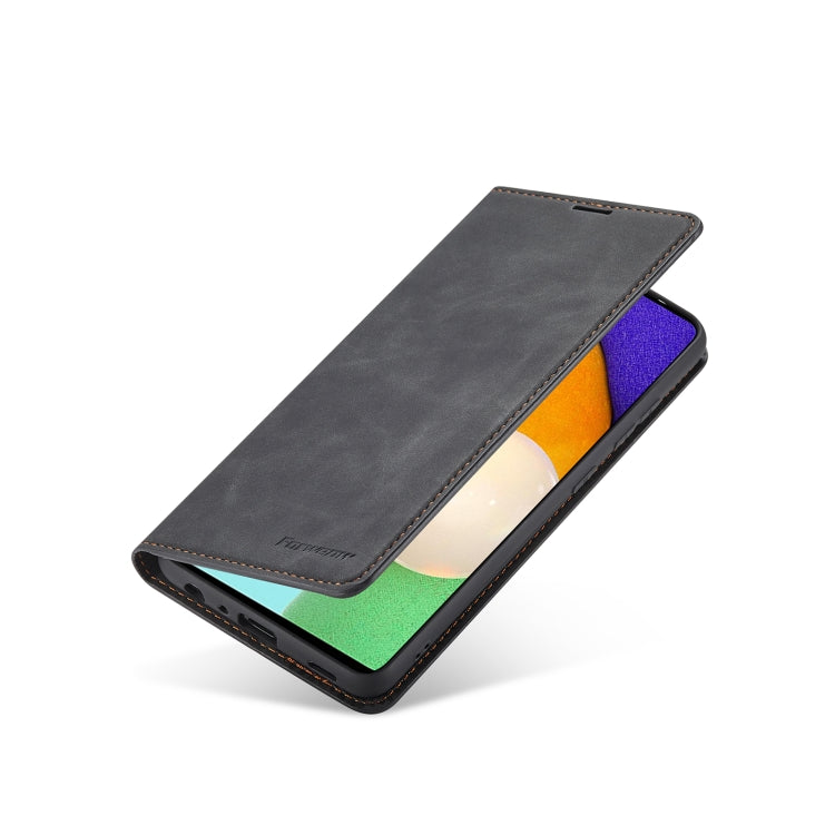 For Samsung Galaxy A52 5G / 4G Forwenw Dream Series Oil Edge Strong Magnetism Horizontal Flip Leather Case with Holder & Card Slots & Wallet & Photo Frame(Black) - Galaxy Phone Cases by Forwenw | Online Shopping South Africa | PMC Jewellery | Buy Now Pay Later Mobicred