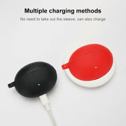 For Huawei FreeBuds 4i Silicone Wireless Bluetooth Earphone Protective Case Storage Box(Purple)