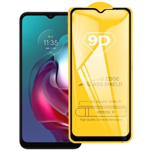For Motorola E20 / G50 5G / G20 / G30 / G10 9D Full Glue Full Screen Tempered Glass Film - Motorola Tempered Glass by PMC Jewellery | Online Shopping South Africa | PMC Jewellery | Buy Now Pay Later Mobicred