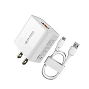 WK WP-U57 Max 18W Maxspeed QC3.0 Fast Charger + USB to 8 Pin Data Cable, Plug Type:US Plug