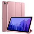 For Samsung Galaxy A7 10.4 (2020) T500 3-folding Horizontal Flip Honeycomb TPU Shockproof + PU Leather Case with Holder(Rose Gold) - free shipping - PMC TechLife - Order now!