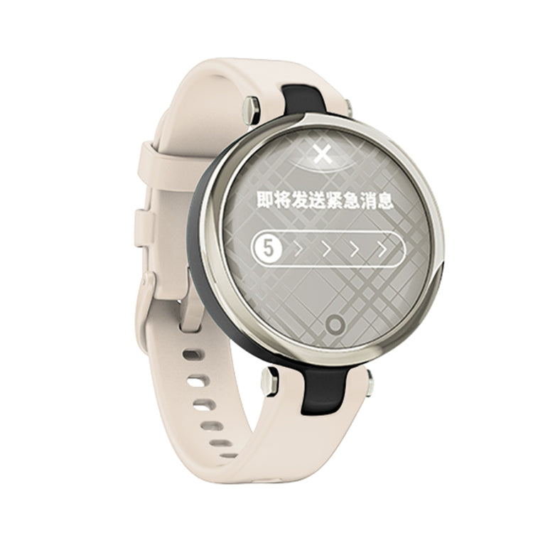 Compatible with Garmin Lily Silicone Watch Band(Khaki) - Watch Bands by PMC Jewellery | Online Shopping South Africa | PMC Jewellery | Buy Now Pay Later Mobicred