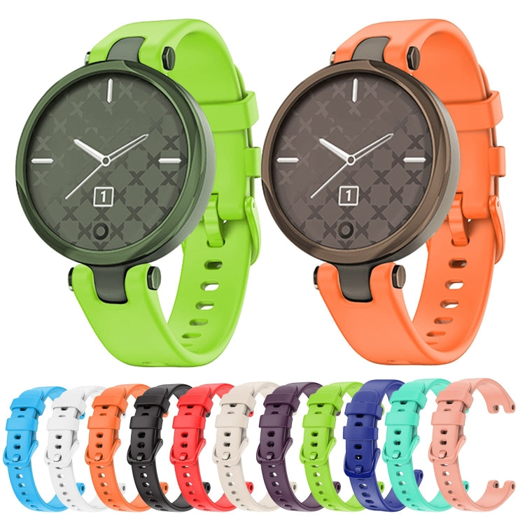 Compatible with Garmin Lily Silicone Watch Band(Khaki) - Watch Bands by PMC Jewellery | Online Shopping South Africa | PMC Jewellery | Buy Now Pay Later Mobicred
