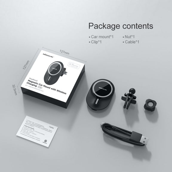 NILLKIN MagRoad Magnetic Car Holder with Wireless Charging