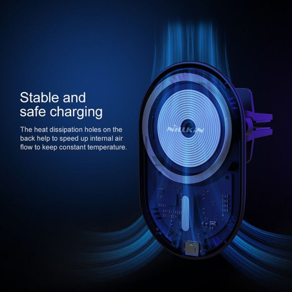 NILLKIN MagRoad Magnetic Car Holder with Wireless Charging
