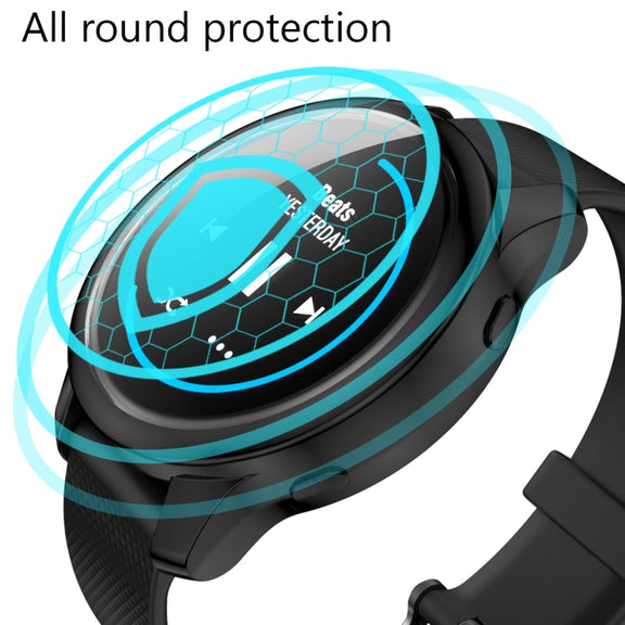 Electroplating Full Coverage TPU Protective Case for Garmin Venu(Black)