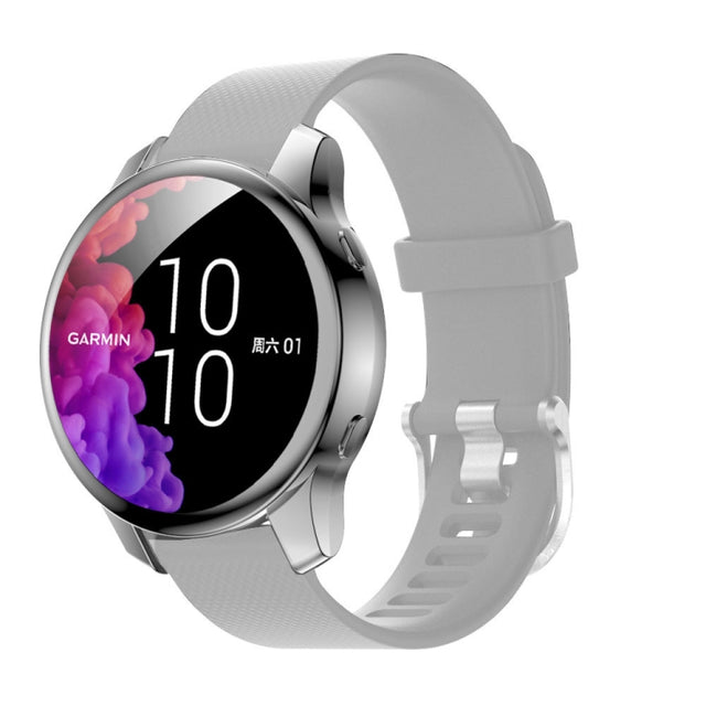 Electroplating Full Coverage TPU Protective Case for Garmin Venu(Space Gray)