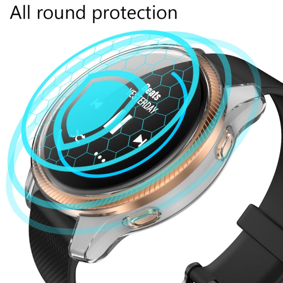 Electroplating Full Coverage TPU Protective Case for Garmin Venu(Transparent)