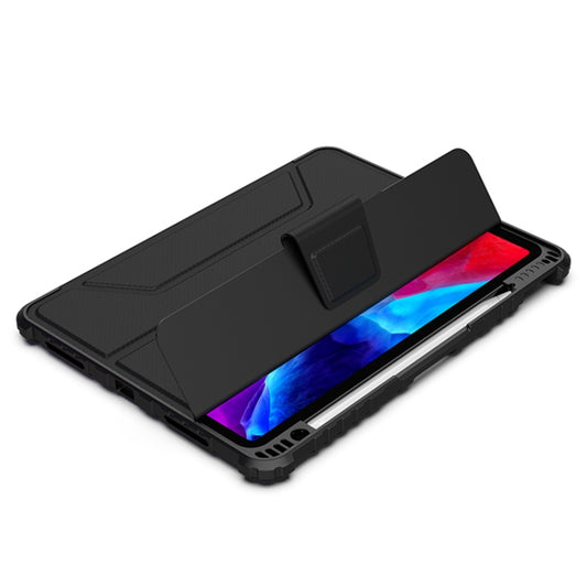 NILLKIN Armoured Pro Flip Cover Leather Case With Stand & Pen Slot & Sleep Function For iPad Air 2022 / 2020 10.9 / Air 4 / Pro 11 inch (2020) - free shipping - PMC Jewellery - Order now!