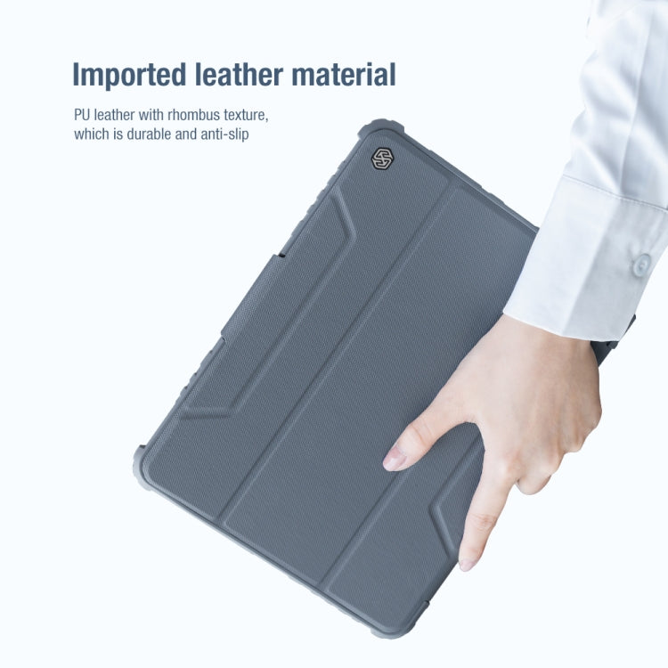 NILLKIN Armoured Pro Flip Cover Leather Case With Stand & Pen Slot & Sleep Function For iPad Air 2022 / 2020 10.9 / Air 4 / Pro 11 inch (2020) - free shipping - PMC Jewellery - Order now!