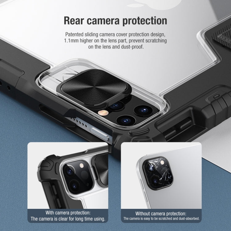 NILLKIN Armoured Pro Flip Cover Leather Case With Stand & Pen Slot & Sleep Function For iPad Air 2022 / 2020 10.9 / Air 4 / Pro 11 inch (2020) - free shipping - PMC Jewellery - Order now!