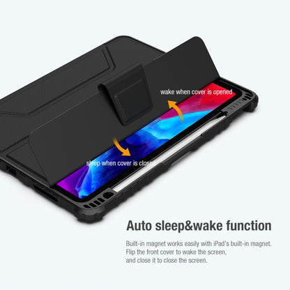 NILLKIN Armoured Pro Flip Cover Leather Case With Stand & Pen Slot & Sleep Function For iPad Air 2022 / 2020 10.9 / Air 4 / Pro 11 inch (2020) - free shipping - PMC Jewellery - Order now!