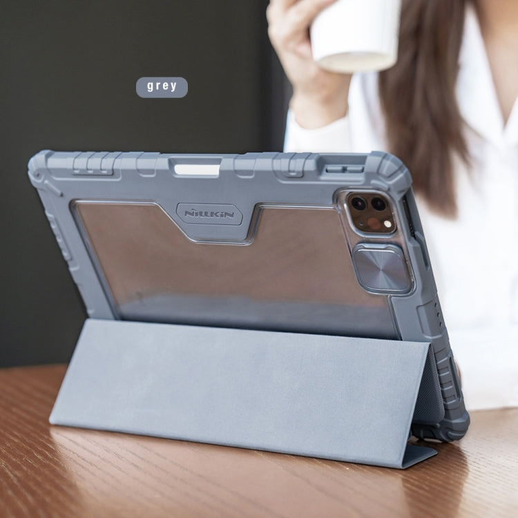 NILLKIN Armoured Pro Flip Cover Leather Case With Stand & Pen Slot & Sleep Function For iPad Air 2022 / 2020 10.9 / Air 4 / Pro 11 inch (2020) - free shipping - PMC Jewellery - Order now!