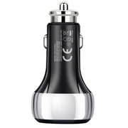YSY-312PD QC3.0 USB + PD 18W USB-C / Type-C Dual Ports Fast Charging Car Charger(Black)