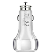 YSY-312PD QC3.0 USB + PD 18W USB-C / Type-C Dual Ports Fast Charging Car Charger(White)
