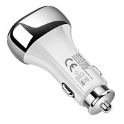 YSY-312PD QC3.0 USB + PD 18W USB-C / Type-C Dual Ports Fast Charging Car Charger(White)