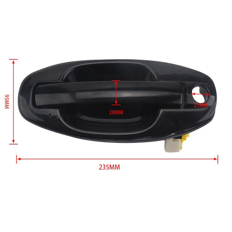 2 PCS A5873 Car Front Outside Door Handle 8265/6026000 for Hyundai Santa Fe 2001-2006 - Door Handles by PMC TechLife | Online Shopping South Africa | PMC TechLife