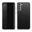 For Samsung Galaxy S21 Ultra 5G Magnetic Side Window View Shockproof Horizontal Flip Leather Case(Black) - Galaxy S21 Ultra 5G Cases by PMC TechLife | Online Shopping South Africa | PMC TechLife | Buy Now Pay Later Mobicred