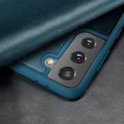 For Samsung Galaxy S21 Ultra 5G Magnetic Side Window View Shockproof Horizontal Flip Leather Case(Black)