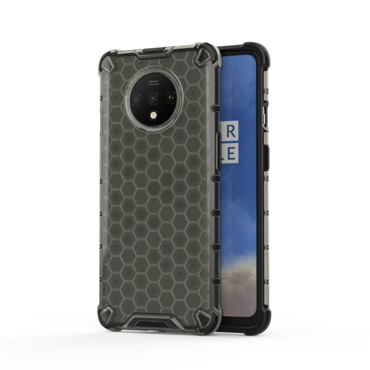 For OnePlus 7T Shockproof Honeycomb PC + TPU Case(Black) - Xiaomi Cases by PMC TechLife | Online Shopping South Africa | PMC TechLife | Buy Now Pay Later Mobicred