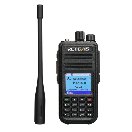 RETEVIS RT3S 136-174MHz + 400-480MHz 3000CH Handheld DMR Digital Two Way Radio Walkie Talkie, GPS Version - free shipping - PMC Jewellery - Order now!