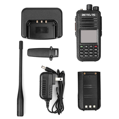 RETEVIS RT3S 136-174MHz + 400-480MHz 3000CH Handheld DMR Digital Two Way Radio Walkie Talkie, GPS Version - free shipping - PMC Jewellery - Order now!