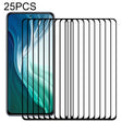 For Xiaomi Mi 11i Edge Glue 25 PCS 9H HD 3D Curved Edge Tempered Glass Film(Black) -  by PMC TechLife | Online Shopping South Africa | PMC TechLife