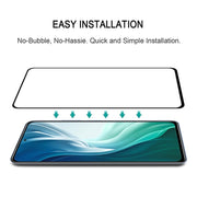 For Xiaomi Mi 11i Edge Glue 25 PCS 9H HD 3D Curved Edge Tempered Glass Film(Black)