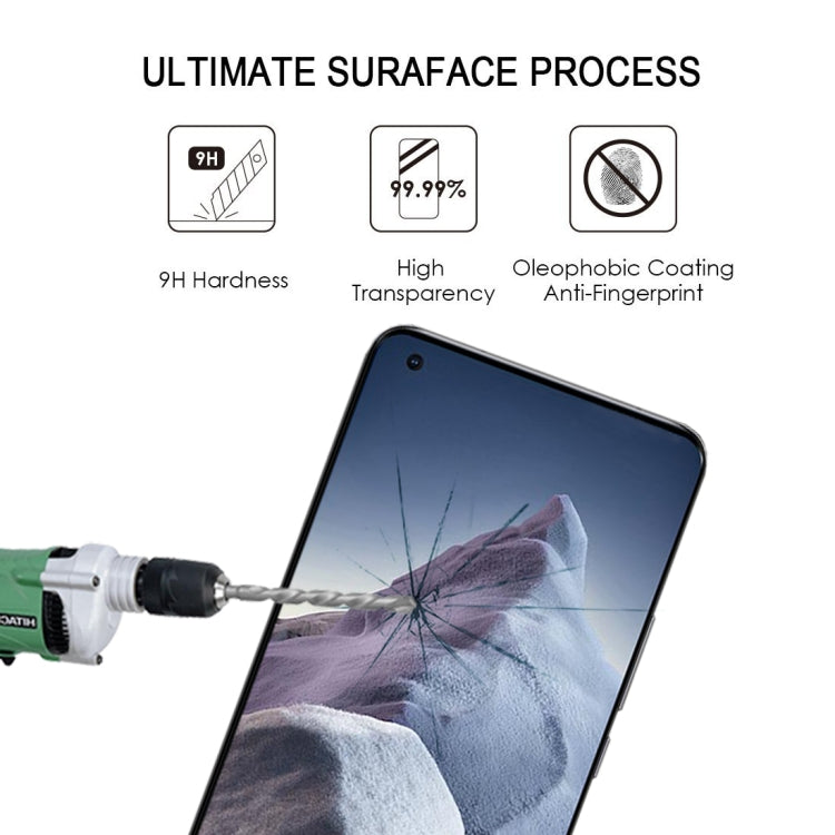 For Xiaomi Mi 11 Ultra Edge Glue 25 PCS 9H HD 3D Curved Edge Tempered Glass Film(Black) - Mi 11 Ultra Tempered Glass by PMC TechLife | Online Shopping South Africa | PMC TechLife
