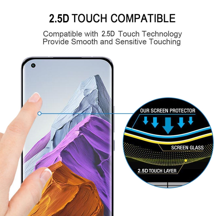 For Xiaomi Mi 11 Pro Edge Glue 25 PCS 9H HD 3D Curved Edge Tempered Glass Film(Black) - free shipping - PMC TechLife - Order now!
