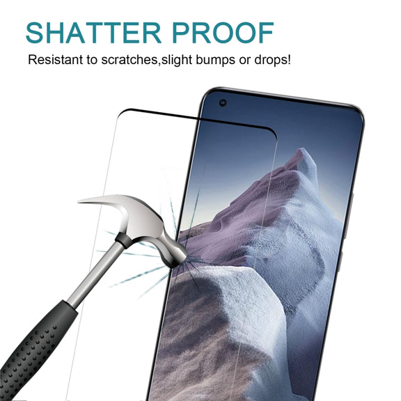For Xiaomi Mi 11 Ultra 25 PCS 3D Curved Edge Full Screen Tempered Glass Film