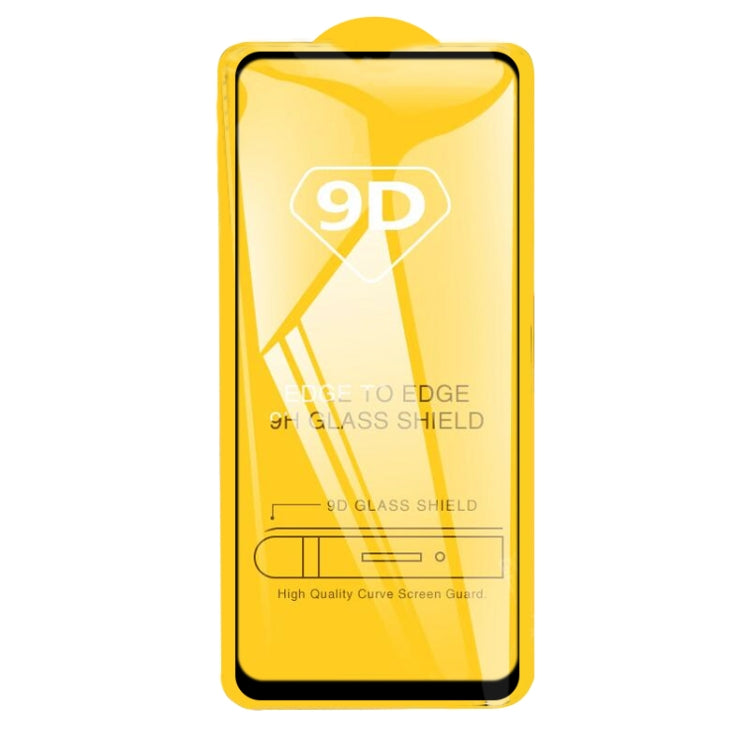 For OPPO A54 9D Full Glue Full Screen Tempered Glass Film
