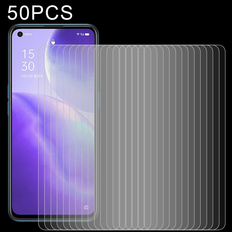 For OPPO Find X3 Lite 50 PCS 0.26mm 9H 2.5D Tempered Glass Film - OPPO Tempered Glass by PINWUYO | Online Shopping South Africa | PMC TechLife | Buy Now Pay Later Mobicred
