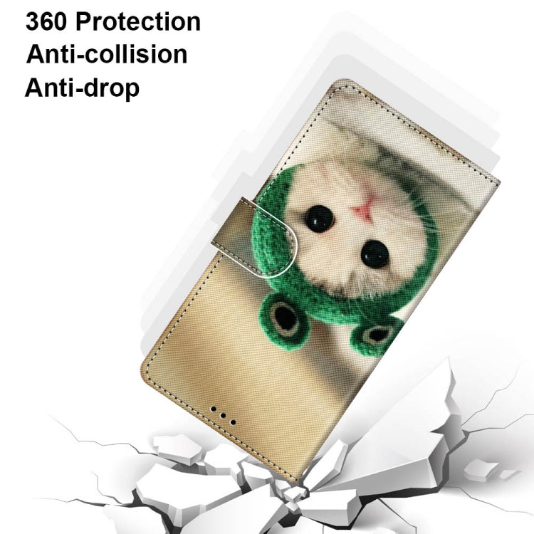 For Xiaomi Redmi Note 10 5G Coloured Drawing Cross Texture Horizontal Flip PU Leather Case with Holder & Card Slots & Wallet & Lanyard(Frog Kitten) - free shipping - PMC TechLife - Order now!