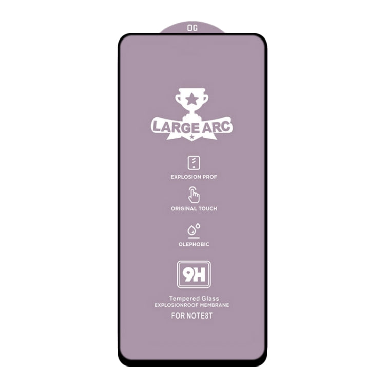For Xiaomi Redmi Note 10 25 PCS 9H HD Large Arc High Alumina Full Screen Tempered Glass Film
