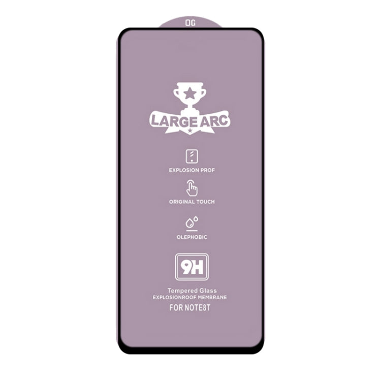 For Xiaomi Mi 10T 5G 25 PCS 9H HD Large Arc High Alumina Full Screen Tempered Glass Film