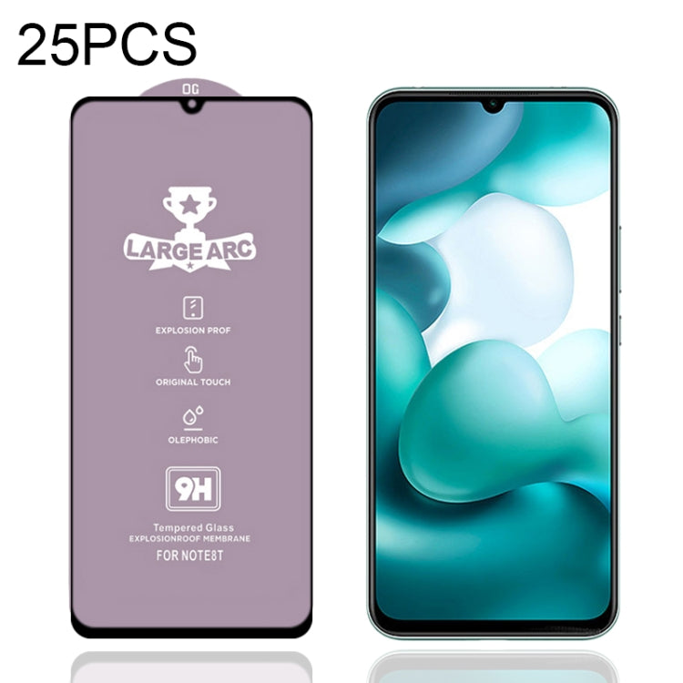 For Xiaomi Mi 10 Lite Zoom 25 PCS 9H HD Large Arc High Alumina Full Screen Tempered Glass Film -  by PMC TechLife | Online Shopping South Africa | PMC TechLife