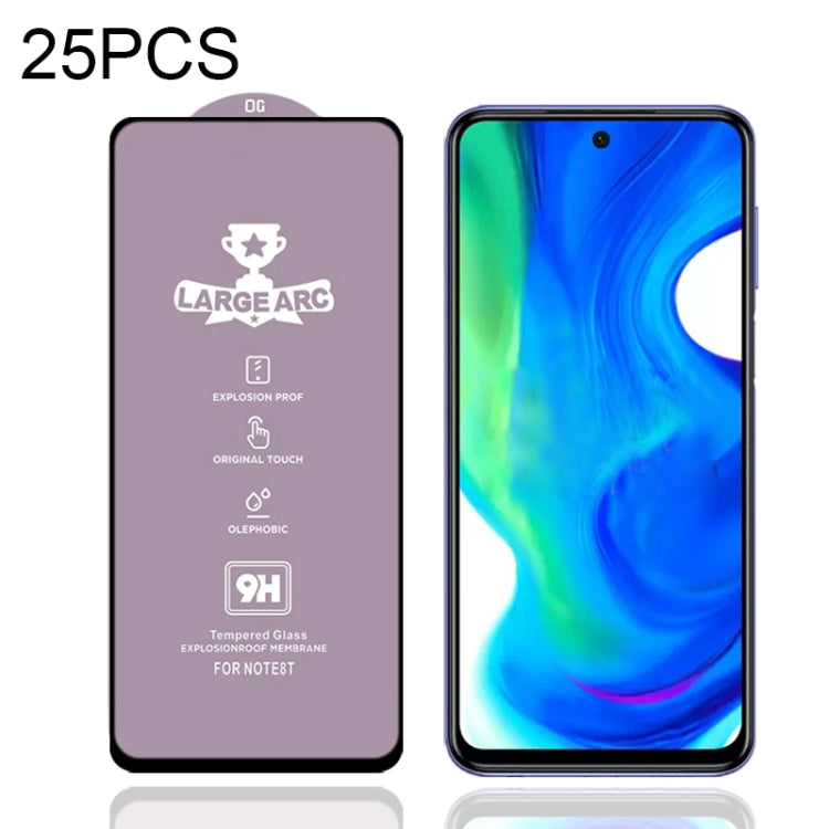For Xiaomi Poco M2 Pro 25 PCS 9H HD Large Arc High Alumina Full Screen Tempered Glass Film -  by PMC TechLife | Online Shopping South Africa | PMC TechLife
