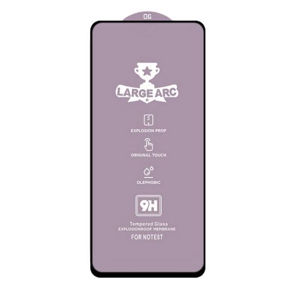 For Xiaomi Poco M2 Pro 25 PCS 9H HD Large Arc High Alumina Full Screen Tempered Glass Film