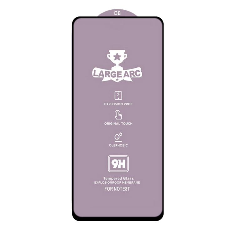 For Xiaomi Poco M2 Pro 25 PCS 9H HD Large Arc High Alumina Full Screen Tempered Glass Film