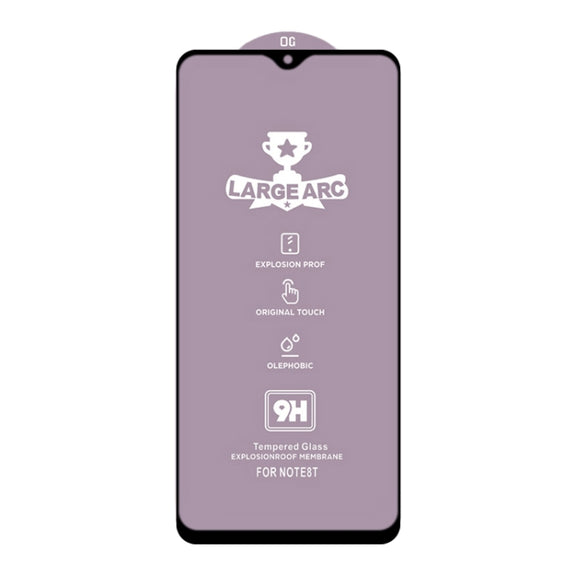 For Xiaomi Poco M2 25 PCS 9H HD Large Arc High Alumina Full Screen Tempered Glass Film